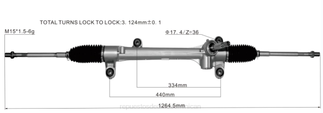 repuestos de automóviles | FF8T2512 cremallera de dirección asistida 45510-28131 TOYOTA