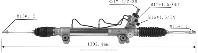 repuestos de autos | FF8T2433 cremallera de dirección asistida 44200-0k040 44200-0k230 44200-0k390 44200-0k890 TOYOTA