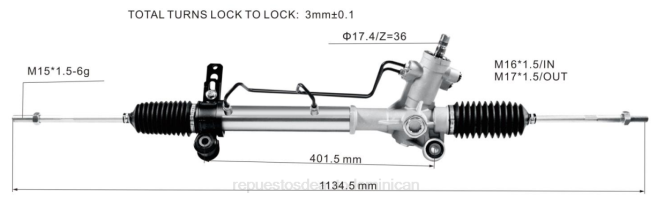 repuestos de autos | FF8T2493 cremallera de dirección asistida 44200-42110 TOYOTA