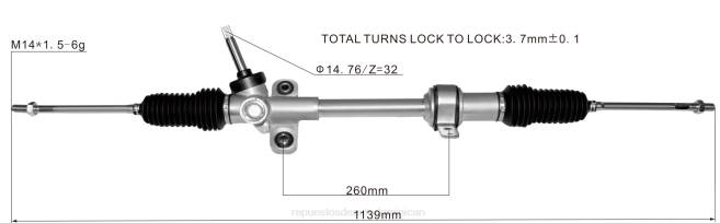 repuestos de motos honda Republica Dominicana | FF8T2498 cremallera de dirección asistida 45510-b4010 TOYOTA