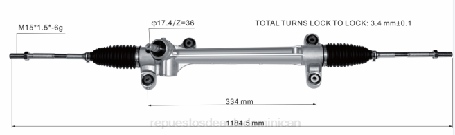 repuestos de motos mayorista | FF8T2436 cremallera de dirección asistida 45510-68060 TOYOTA