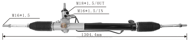 autopartes Republica Dominicana | FF8T2679 cremallera de dirección asistida 031-001-aa12 FORD