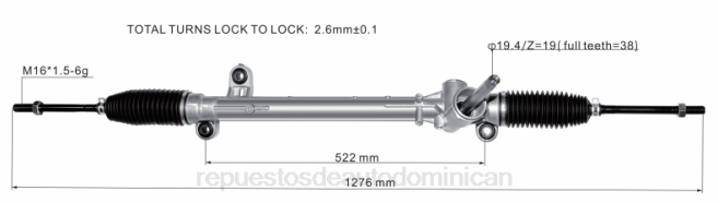 mayoristas de repuestos de auto | FF8T2664 cremallera de dirección asistida jx6c-3a500-ad FORD