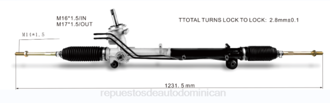 repuestos de auto Dominican | FF8T2661 Cremallera de dirección asistida e3b13200a1b j7bz3504p FORD