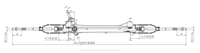 repuestos de autos | FF8T2673 cremallera de dirección asistida al8z-3504-brm zzdm-32-110r-0a FORD