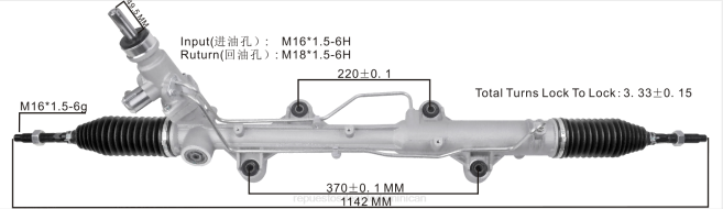 autopartes Santo Domingo | FF8T2420 cremallera de dirección asistida 7e1 422 061g VOLKSWAGEN