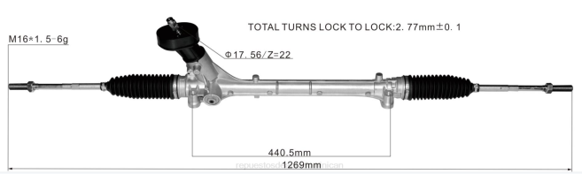 mayoristas de repuestos de auto | FF8T2424 cremallera de dirección asistida 2q1423061c VOLKSWAGEN