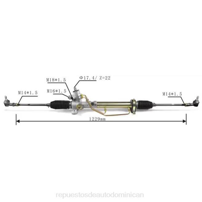 repuestos de auto Dominican | FF8T1471 cremallera de dirección asistida 1h1422055 VOLKSWAGEN