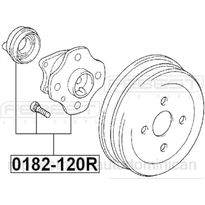 repuestos de motos honda republica dominicana | 60NZ18 4245012051 - cubo de rueda